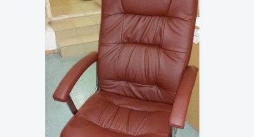 Обтяжка офисного кресла. Шимановск